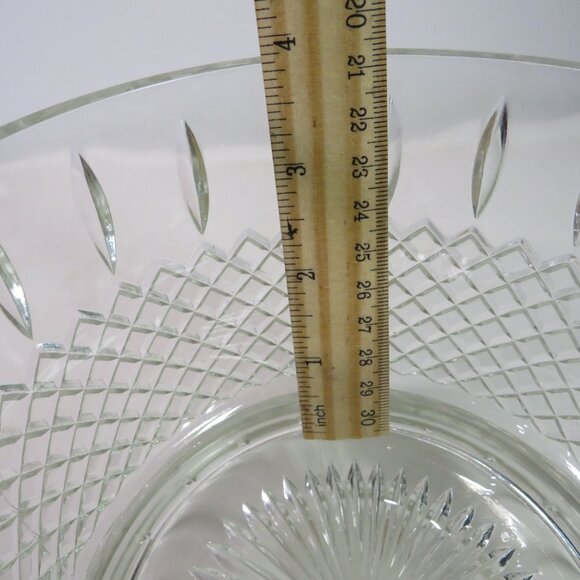 Vintage Indiana Glass Princess Pattern Candy Dish, vase or wine chiller HEAVY - Picture 6 of 9